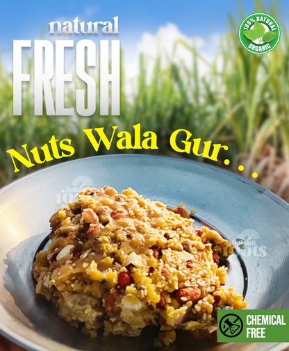 Organic Nuts Gur / خالص دیسی گُڑ  – مکس ڈرائی فروٹ