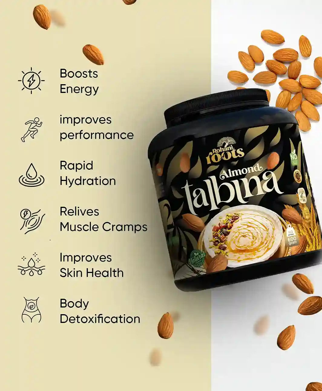 Almond Talbina - Extra energy
